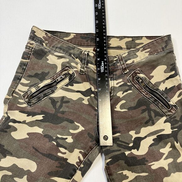 Kut from the Kloth Size 4 Camo Moto Pants Women Mia Toothpick Ankle Skinny Jeans - Picture 10 of 12